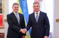 Новий посол України в Польщі вручив вірчі грамоти Дуді