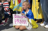 В Празі відбувся марш подяки українців за прихисток, який надала біженцям Чехія 