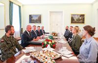 В канцелярії президента Польщі прийняли вояків «Азова»
