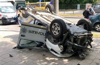 ДТП з "дахуванням" у Львові: постраждали троє людей і четверо поліцейських
