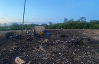 У Хмельницькій області розбився український військовий літак