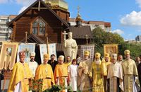 ПЦУ встановила у Львові фігуру київського князя Володимира